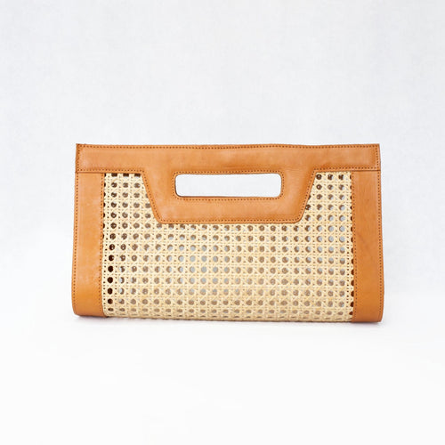 Venice Long - Cane Leather Clutch - Jelavu.com