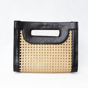 Venice Medium - Cane Leather Clutch - Jelavu.com